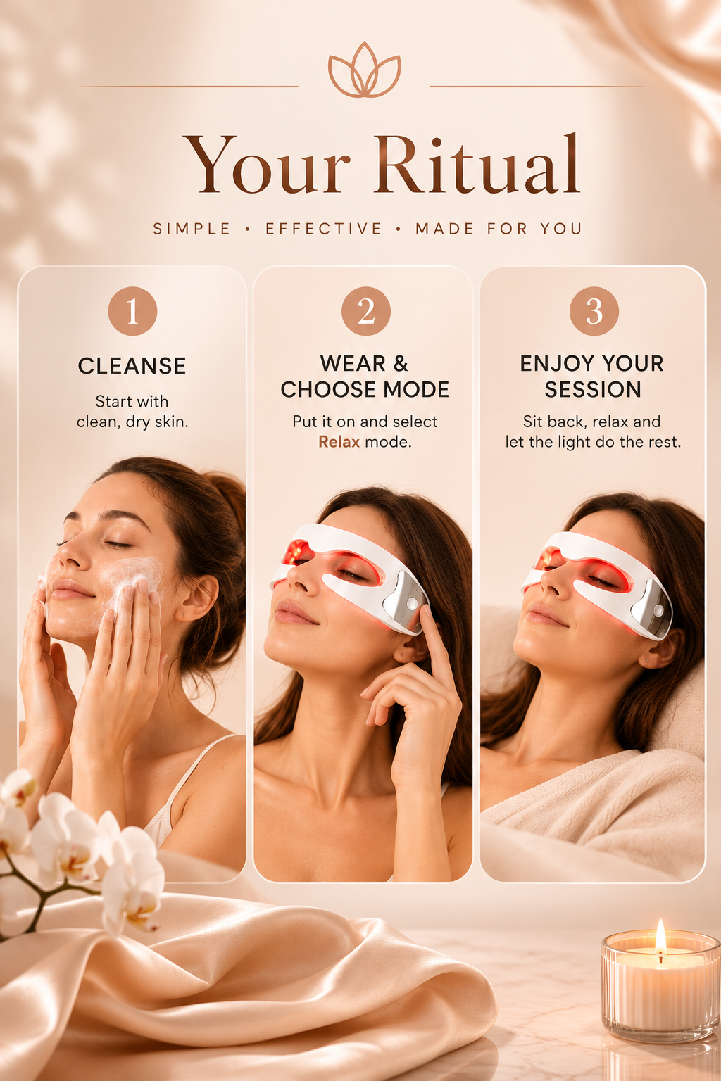 LUMÉA Light Ritual & Soothing Vibra Massage